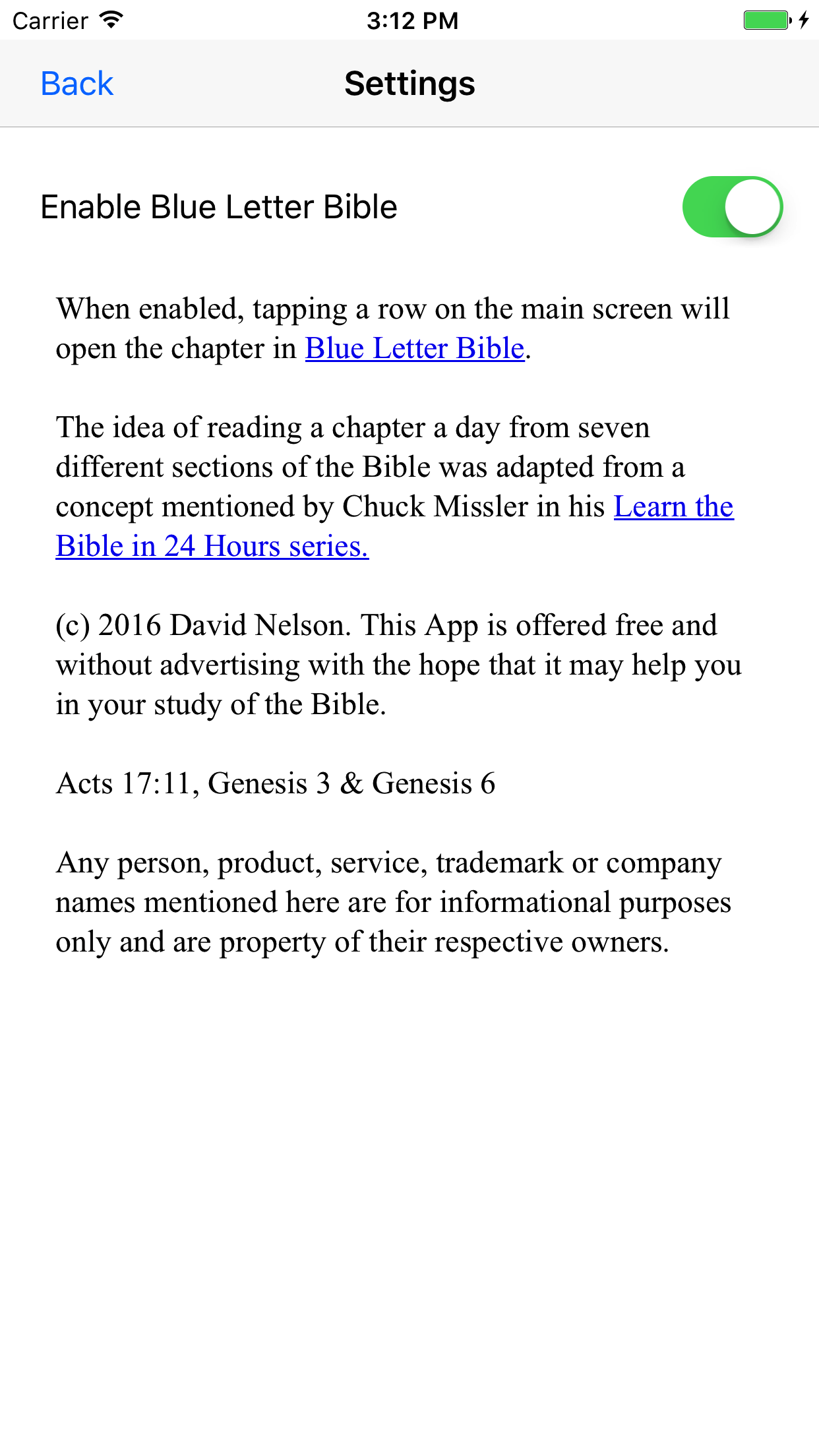 what is the blue letter bible app